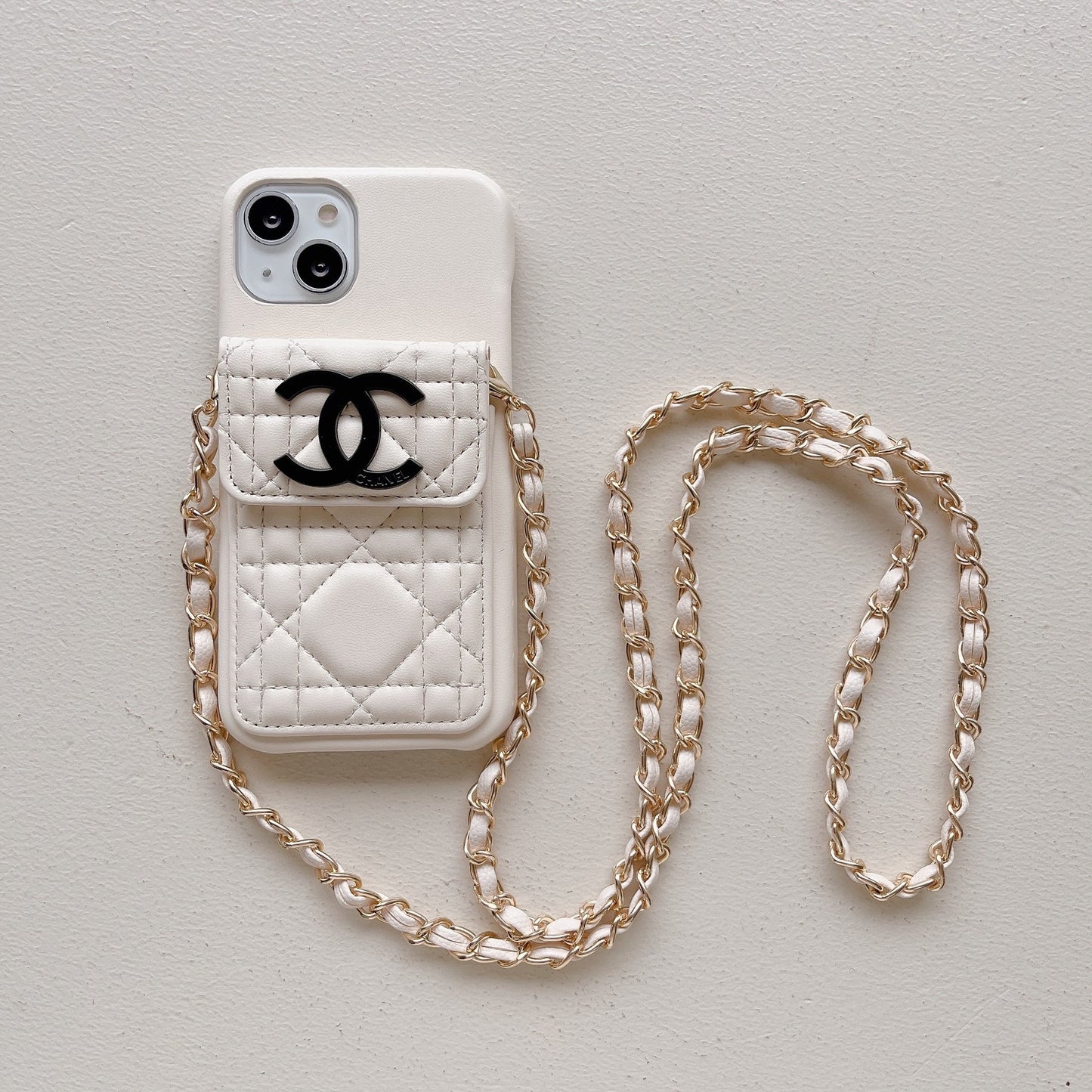 chanel phone case on chain – Slim Clear Phone Case