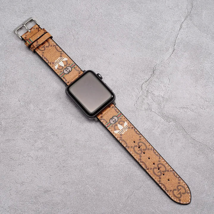 Luxury Gucci Leather Apple Watch Band