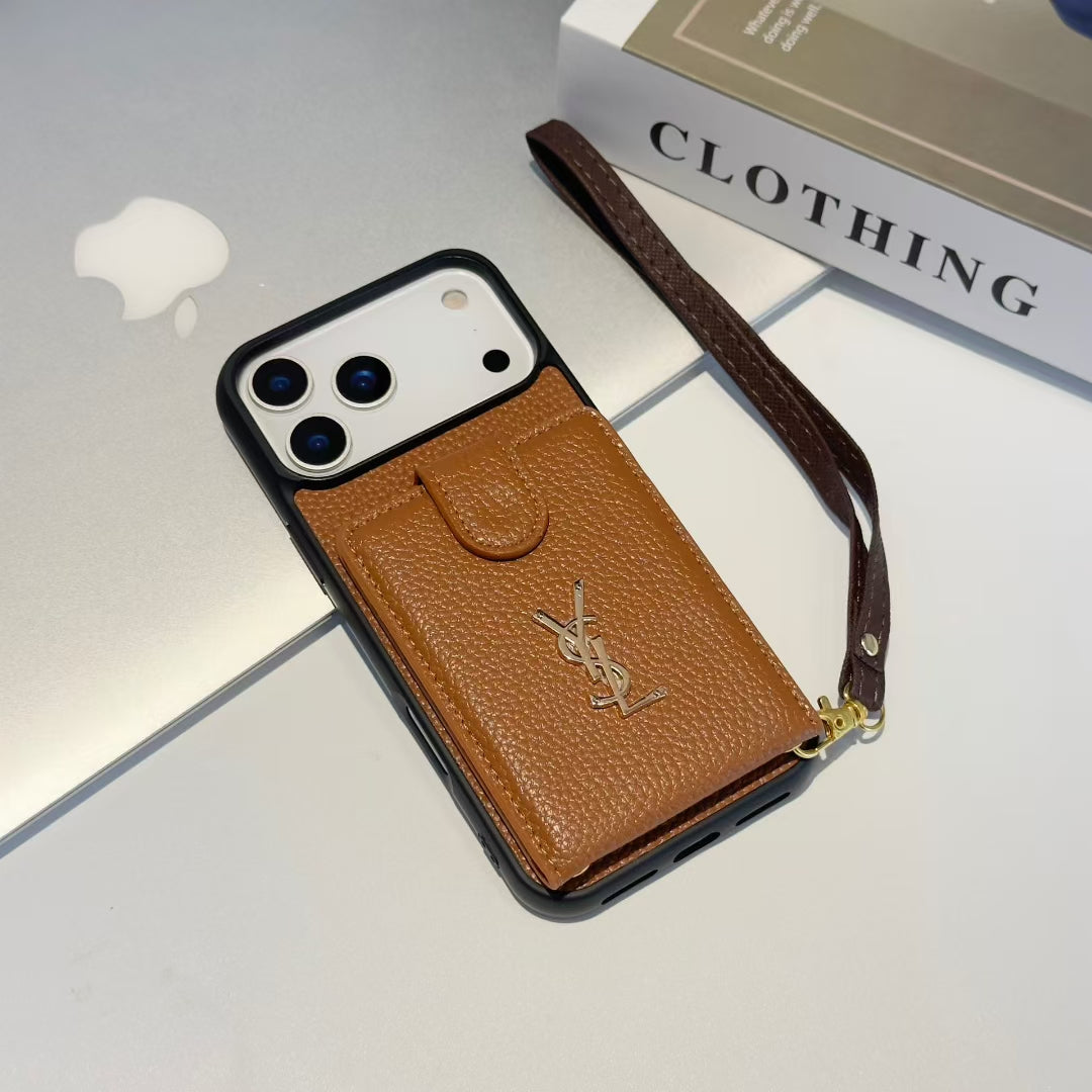 YSL iPhone 17 Pro Max – Premium Designer Phone Case